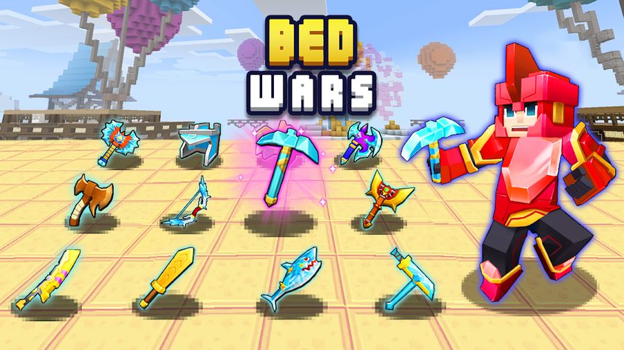 Hình ảnh Bed Wars Hack Vô Hạn Kim Cương