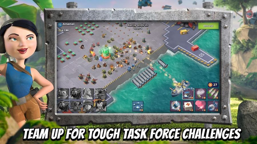 Hình ảnh Boom Beach Hack Vô Hạn Tiền