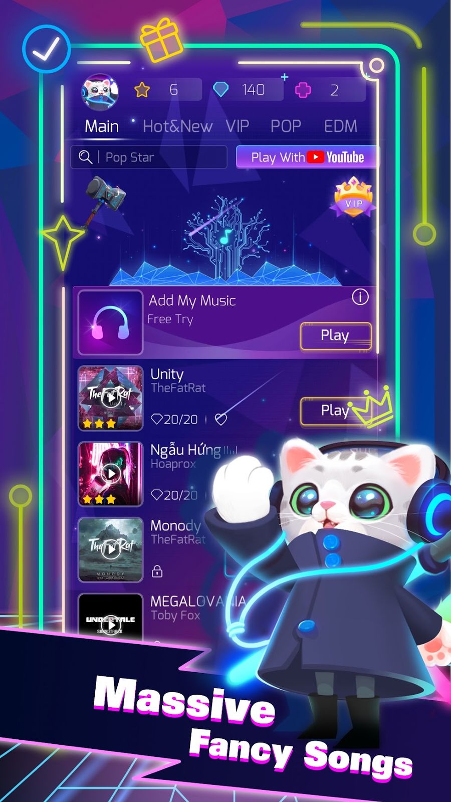 Hình ảnh Sonic Cat Hack Mở Khóa VIP