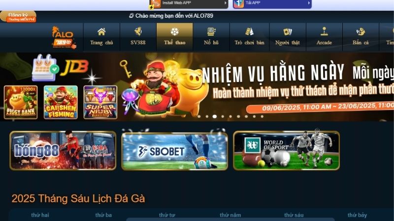 Alo789 đã nhanh chóng khẳng định được vị thế của mình